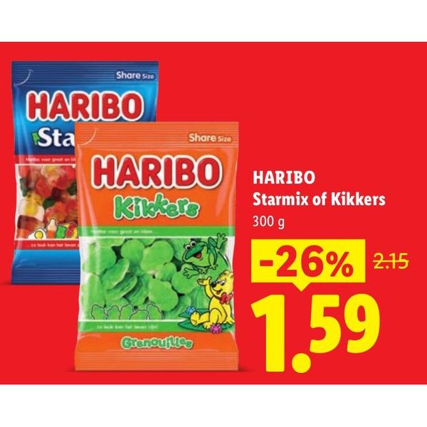 Haribo Starmix of Kikkers