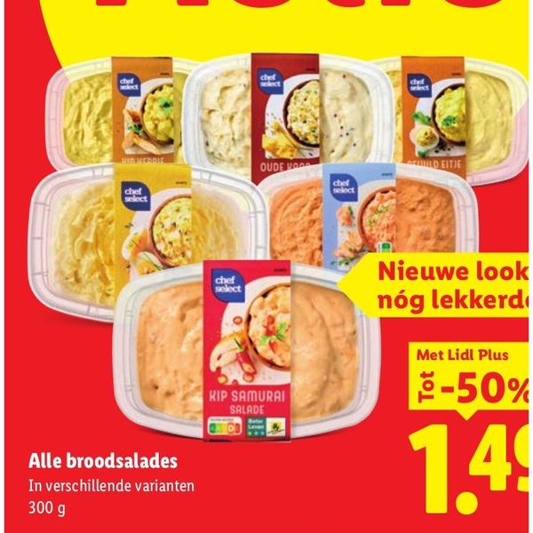 Alle broodsalades