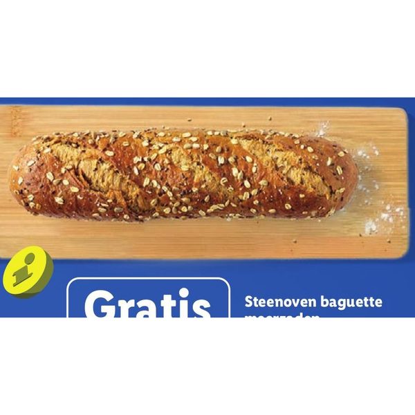 Steenoven baguette meergranen