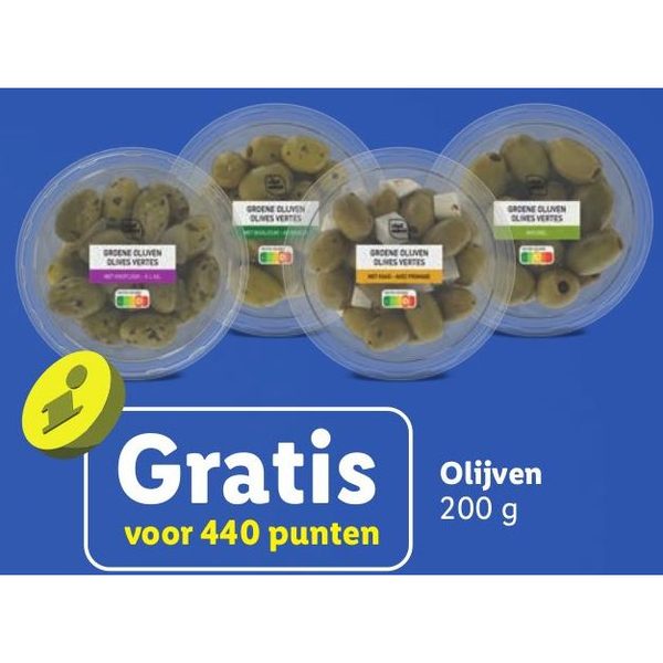 Groene olijven
