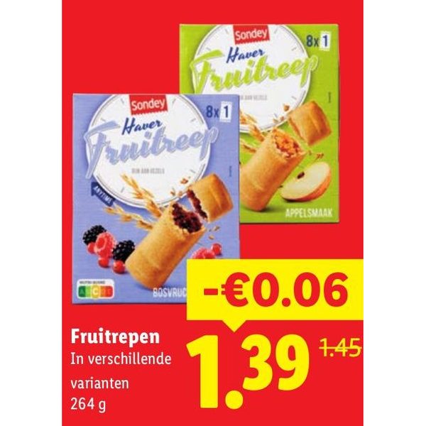 Haver Fruitrepen