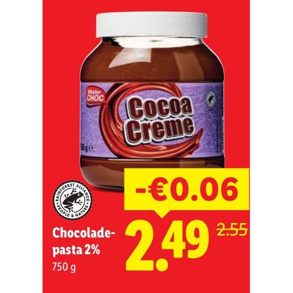 Chocoladepasta