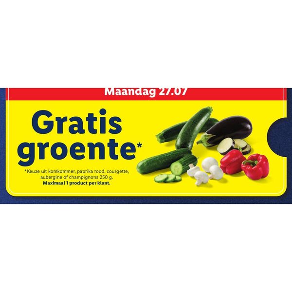 Gratis groente