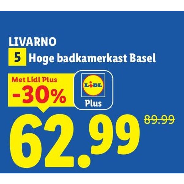 Hoge badkamerkast Basel