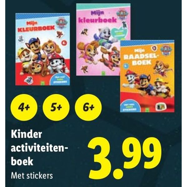 Kinder activiteitenboek