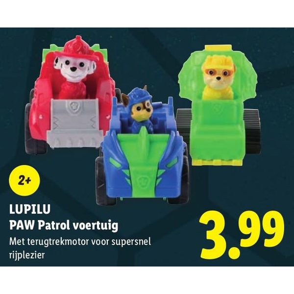 LUPILU PAW Patrol voertuig