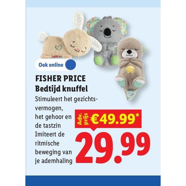 FISHER PRICE Bedtijd knuffel