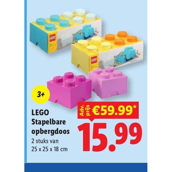 LEGO Stapelbare opbergdoos