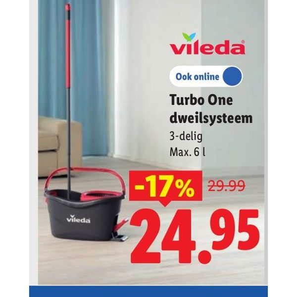 Vileda Turbo One dweilsysteem