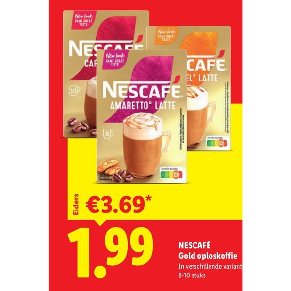 Nescafé Gold oploskoffie