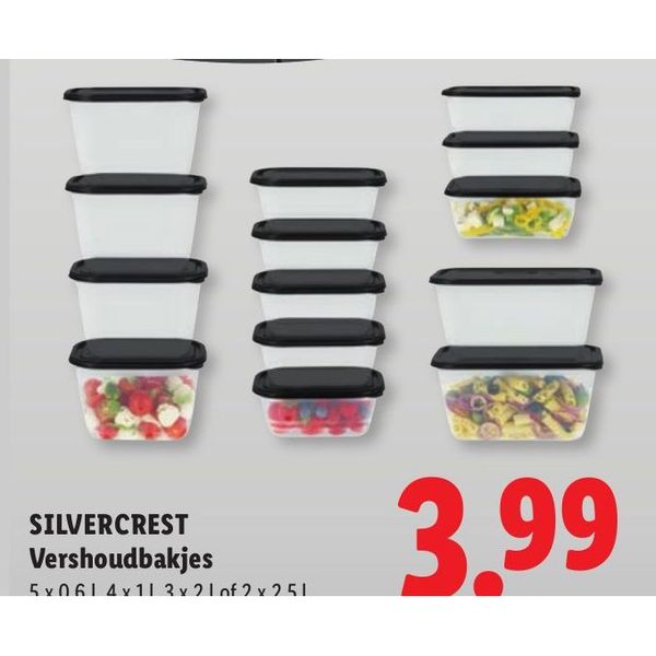 SILVERCREST Vershoudbakjes