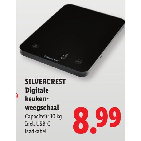 Silvercrest Digitale keukenweegschaal