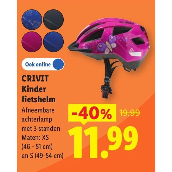 Crivit Kinderfietshelm