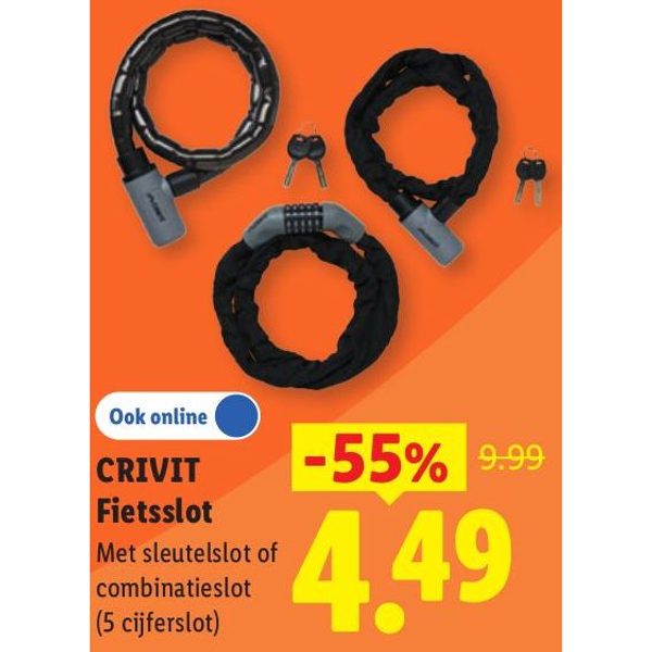 Crivit Fietsslot