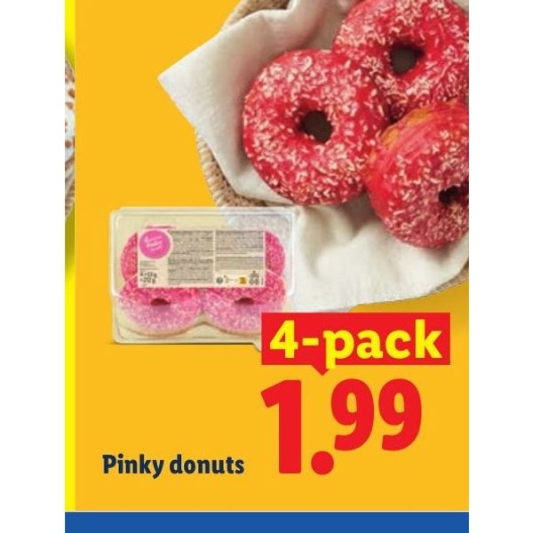 Pinky donuts