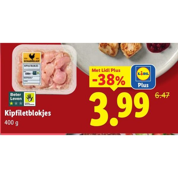 Kipfiletblokjes