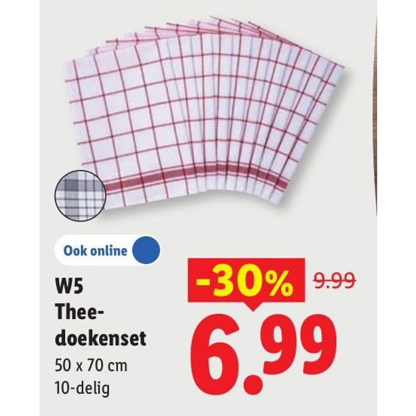 W5 Theedoekenset