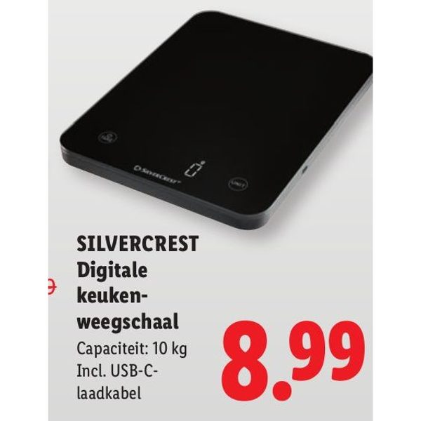 SILVERCREST Digitale keukenweegschaal