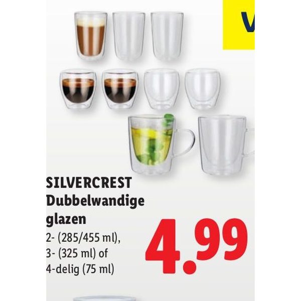 SILVERCREST Dubbelwandige glazen