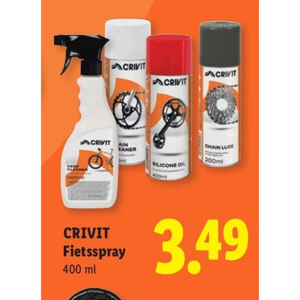 CRIVIT Fietsspray