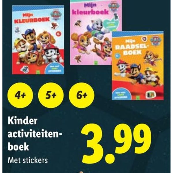 Kinder activiteitenboek