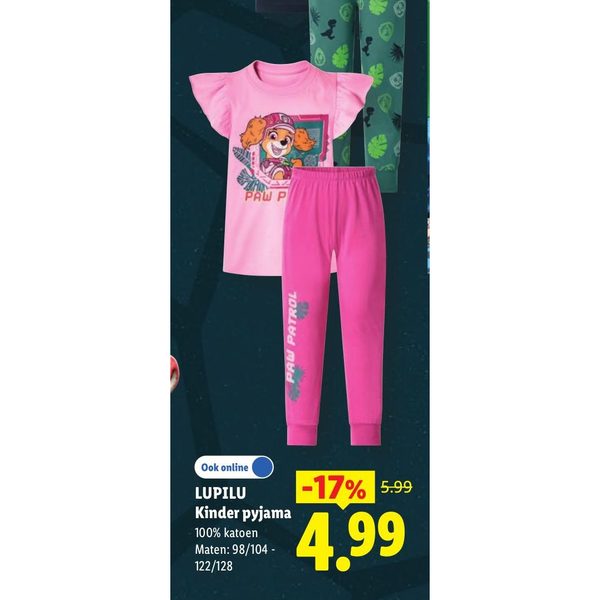 LUPILU Kinder pyjama