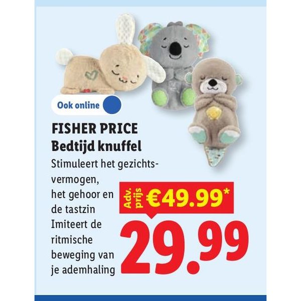 FISHER PRICE Bedtijd knuffel