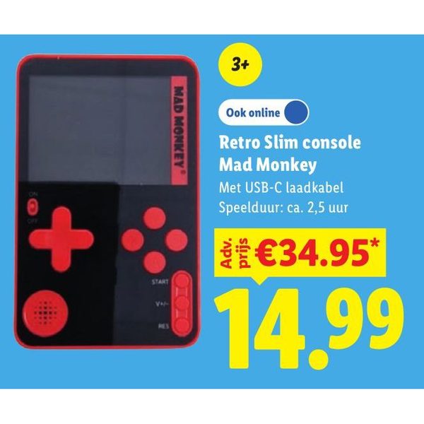 Retro Slim console Mad Monkey