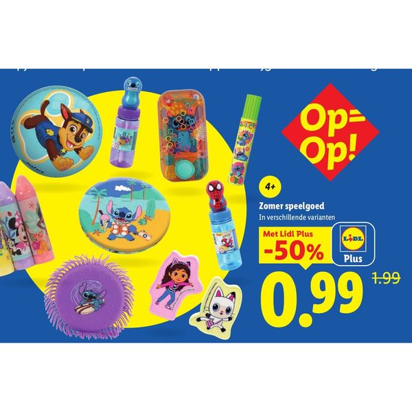 Zomer speelgoed