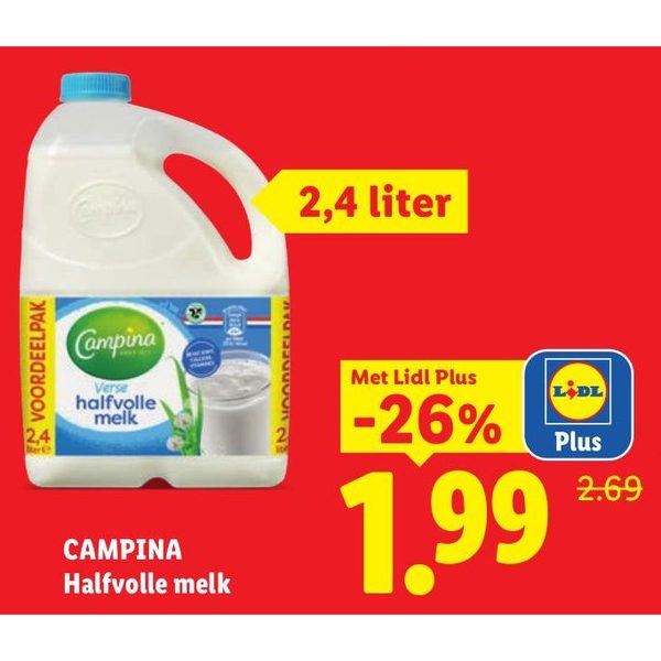 Campina Halfvolle melk