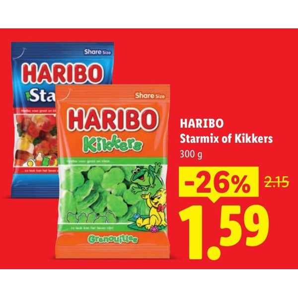 HARIBO Starmix of Kikkers