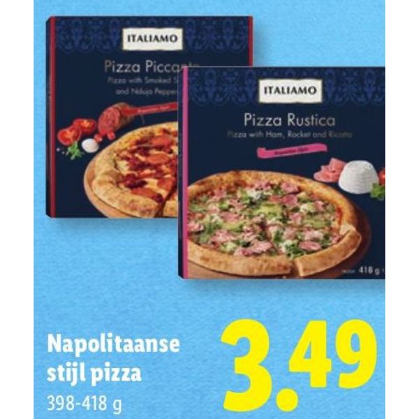 Napolitaanse stijl pizza