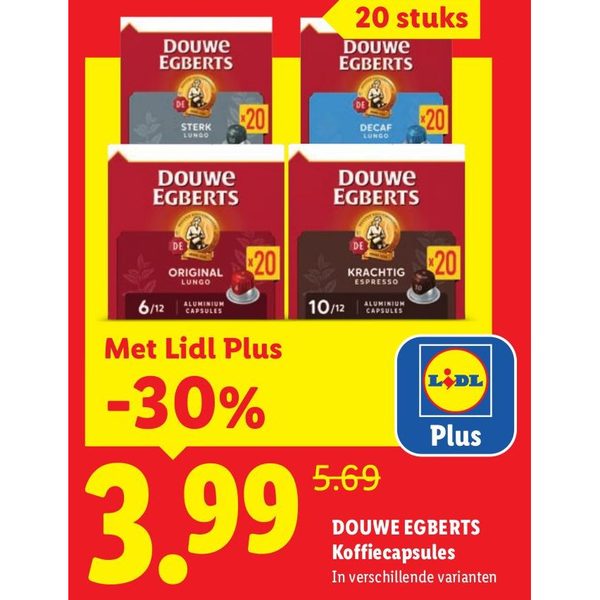 Douwe Egberts Koffiecapsules