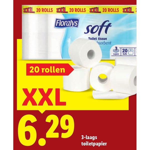 Floralys toiletpapier
