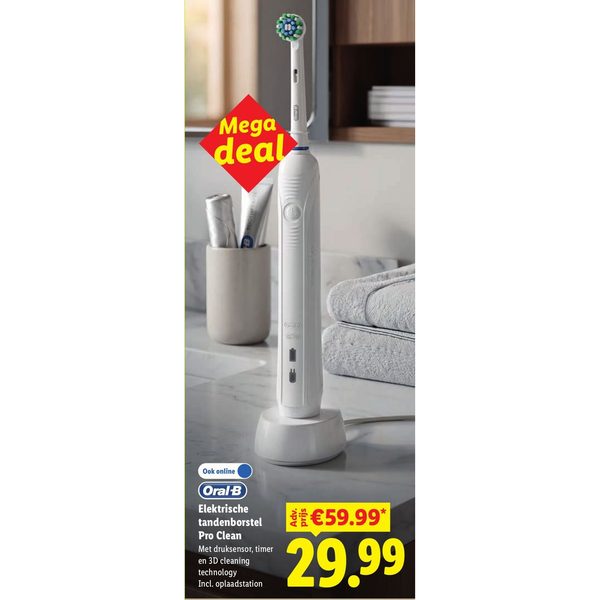 Oral-B Elektrische tandenborstel Pro Clean