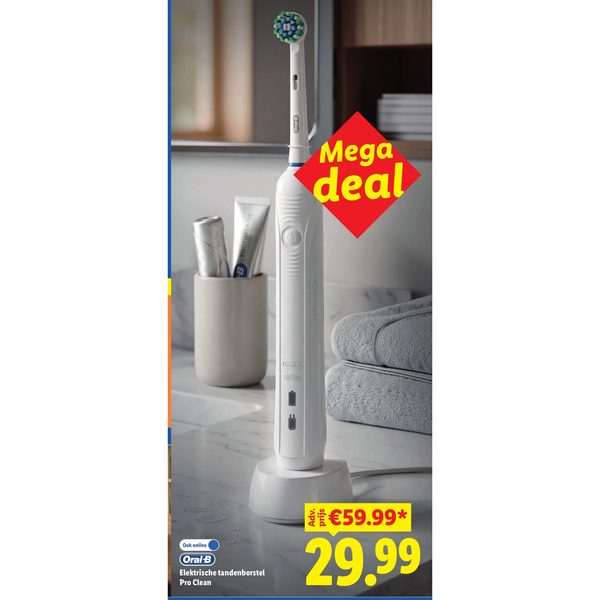 Oral-B Elektrische tandenborstel Pro Clean