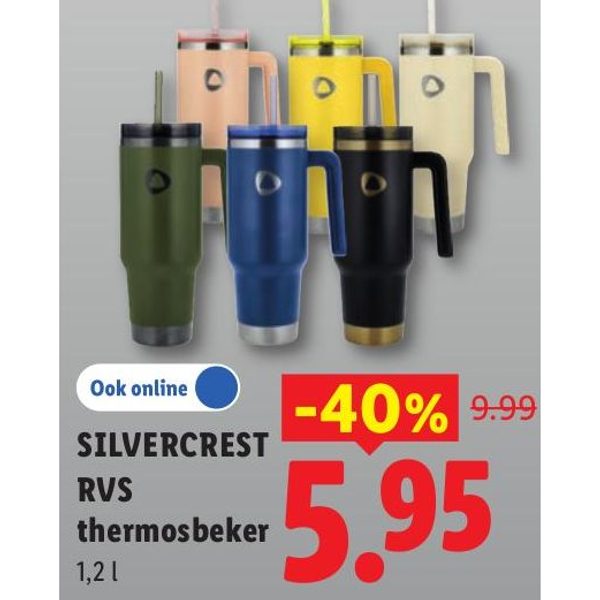 SILVERCREST RVS thermosbeker