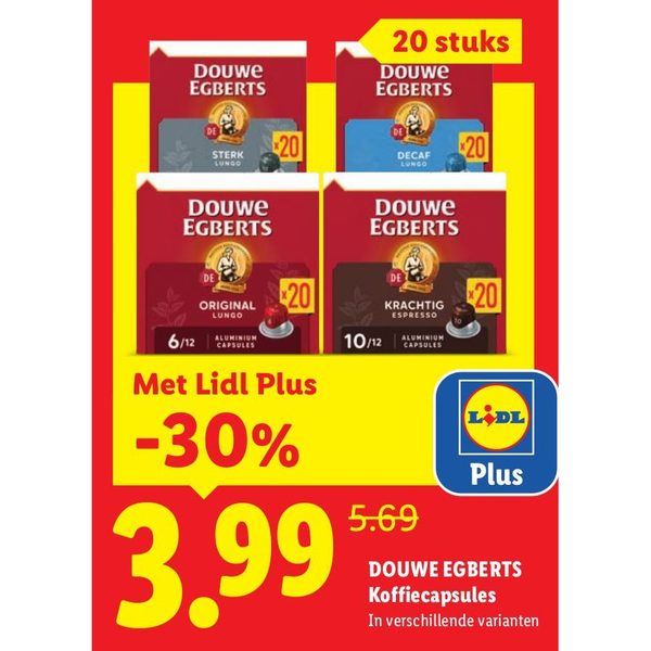 Douwe Egberts Koffiecapsules