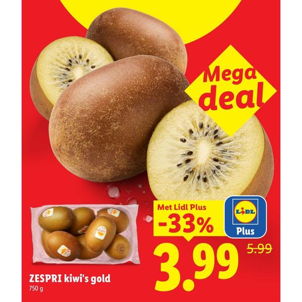 Zespri kiwi's gold