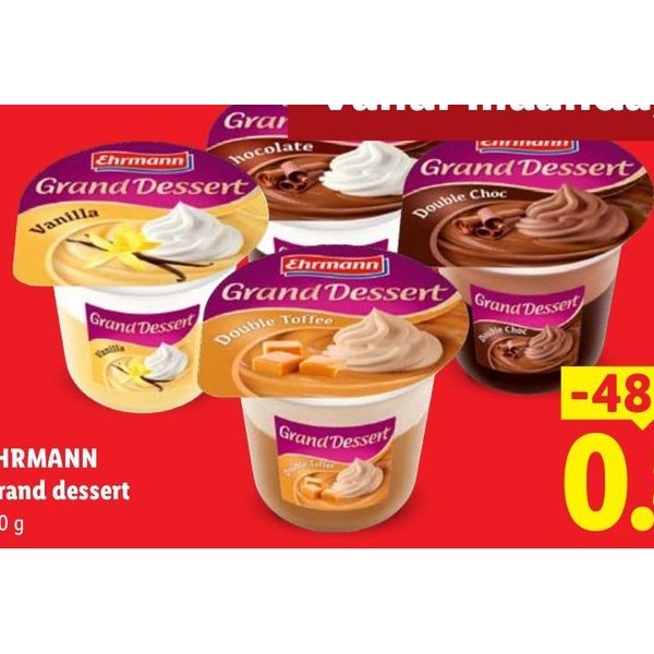 Ehrmann Grand dessert