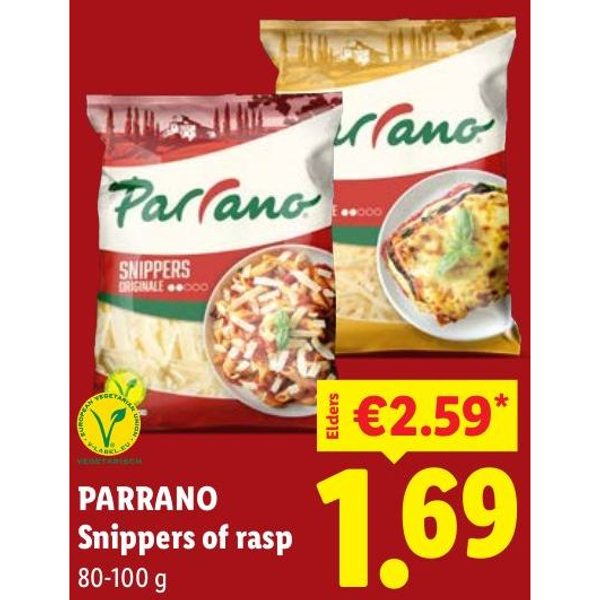 Parrano Snippers of rasp