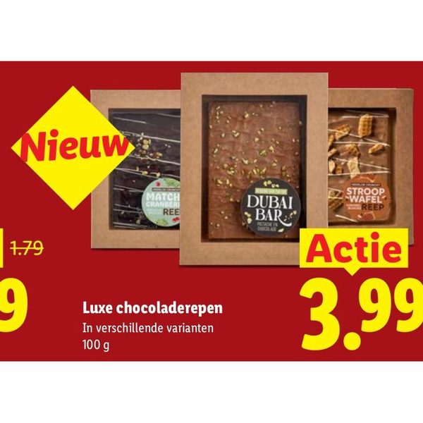 Luxe chocoladerepen