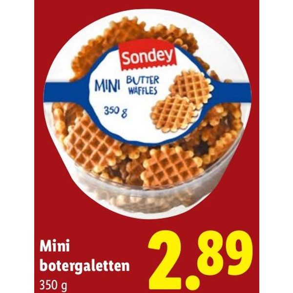 Sondey Mini botergaletten