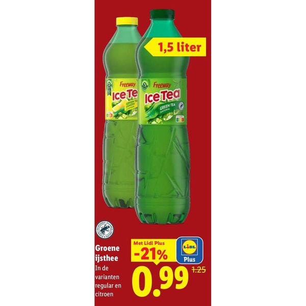 Groene ijsthee