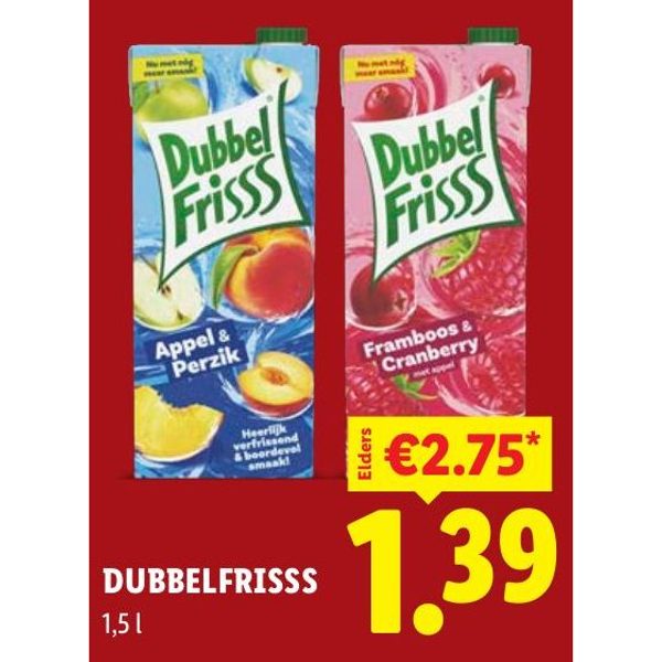 Appel & Perzik / Framboos & Cranberry
