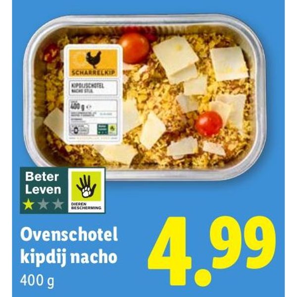 Ovenschotel kipdij nacho