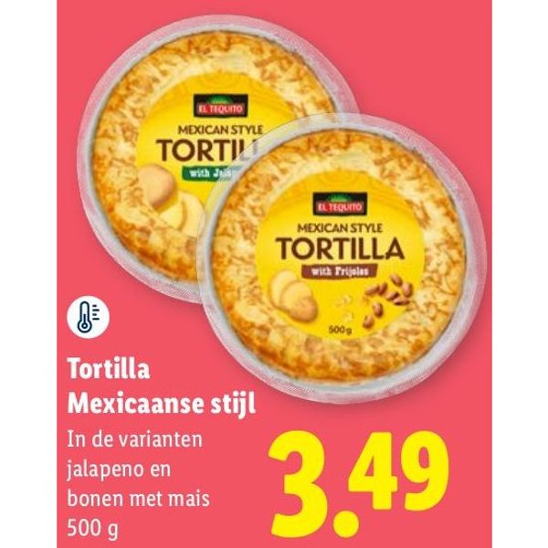 Tortilla Mexicaanse stijl