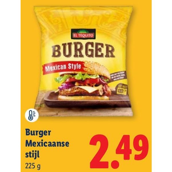 Burger Mexicaanse stijl