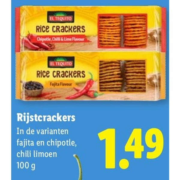 Rijstcrackers