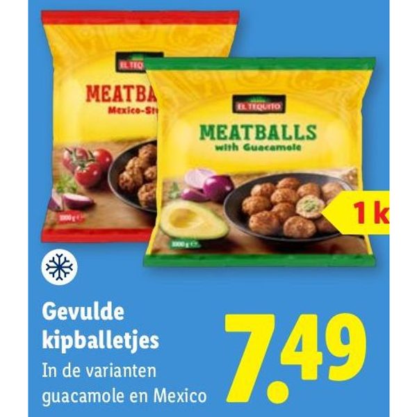 Gevulde kipballetjes